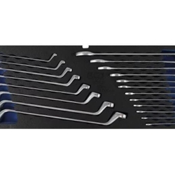 Bandeja de espuma para BGS 3312: Juego de llaves de estrella dobles, llaves combinadas | 20 piezas - 3342 BGS - Imagen 1