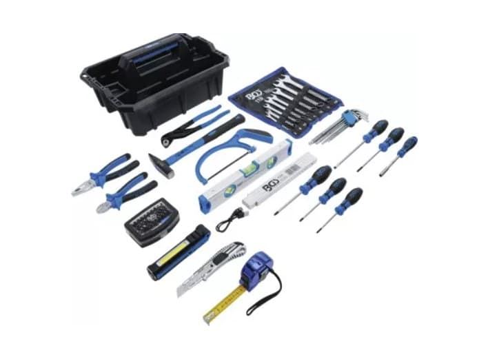 Caja de herramientas | plástico | incluido el surtido de herramientas | 66 piezas - 70224 BGS - Imagen 1
