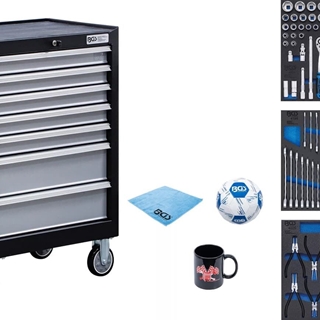Carro de herramientas | 7 cajones | con 120 herramientas - 6061 BGS - Imagen 1