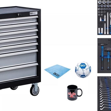 Carro de herramientas | 7 cajones | con 129 herramientas - 6065 BGS - Imagen 1