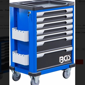 Carro de herramientas | 7 cajones | vacío - 4236 BGS - Imagen 1