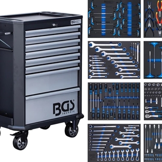 Carro de herramientas | 8 cajones | con 299 herramientas - 4007 BGS - Imagen 1