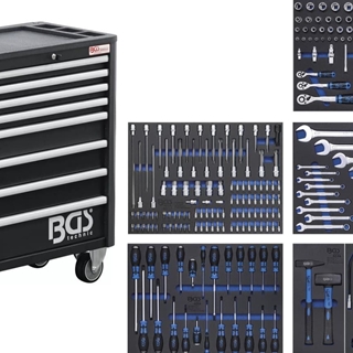 Carro de herramientas Pro Standard | 8 cajones | con 234 herramientas - 4113 BGS - Imagen 1