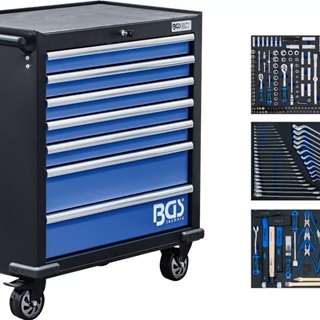 Carro de herramientas XL | 7 cajones | con 301 herramientas - 6063 BGS - Imagen 1