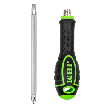 DESTORNILLADOR REVERSIBLE PLANO ESTRELLA 6X100MM- 54061 JBM - Imagen 1