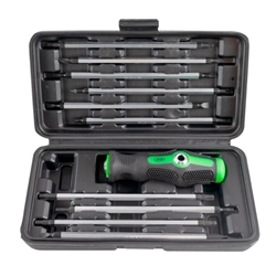 ESTUCHE DE DESTORNILLADORES CON MANGO INTERCAMBIABLE 20 EN 1- 53010 JBM - Imagen 1