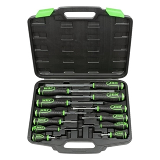 JUEGO DE DESTORNILLADORES DE GOLPEO GO-THROUGH CON PUNTA IMANTADA EN MALETÍN- 54126 JBM - Imagen 1