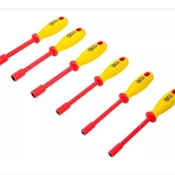 Juego de destornilladores de llave de vaso VDE | hexágono | 5,5 - 12 mm | 6 piezas - 71095 BGS - Imagen 1