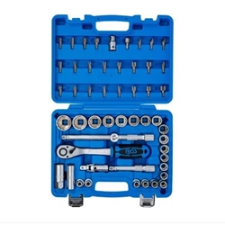 Juego de llaves de vaso 12 caras | entrada 12,5 mm (1/2") | 8 - 32 mm | 51 piezas - 74509 BGS - Imagen 2