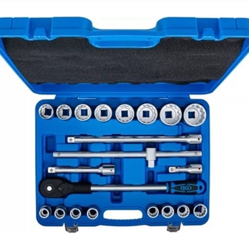 Juego de llaves de vaso 12 caras | entrada 20 mm (3/4") | 21 piezas - 1223 BGS - Imagen 2