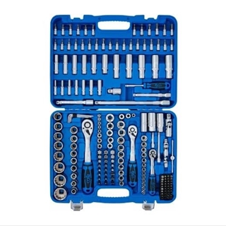 Juego de llaves de vaso 12 caras | entrada 6,3 mm (1/4") | 10 mm (3/8") / 12,5 mm (1/2") | 192 piezas - 2286 BGS - Imagen 2