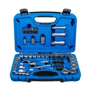 Juego de llaves de vaso con agujero pasante | Gear Lock | 4,5 - 25 mm | 52 piezas - 2181 BGS - Imagen 1