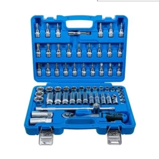 Juego de llaves de vaso | entrada 10 mm (3/8") | medidas en pulgadas | 61 piezas - 2215 BGS - Imagen 1