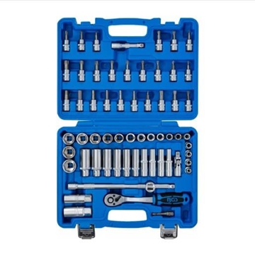 Juego de llaves de vaso | entrada 10 mm (3/8") | medidas en pulgadas | 61 piezas - 2215 BGS - Imagen 2