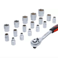 Juego de llaves de vaso | entrada 12,5 mm (1/2") | 8 - 32 mm | 19 piezas - 15110 BGS - Imagen 1