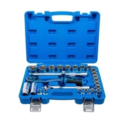 Juego de llaves de vaso | entrada 12,5 mm (1/2") | medidas en pulgadas | 27 piezas - 2216 BGS - Imagen 1