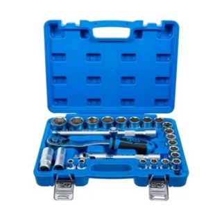 Juego de llaves de vaso | entrada 12,5 mm (1/2") | medidas en pulgadas | 27 piezas - 2216 BGS - Imagen 1