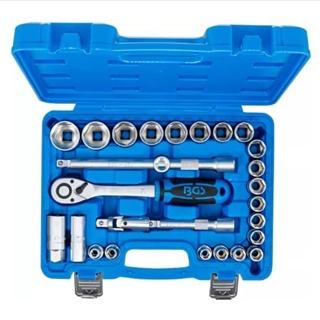 Juego de llaves de vaso | entrada 12,5 mm (1/2") | medidas en pulgadas | 27 piezas - 2216 BGS - Imagen 2