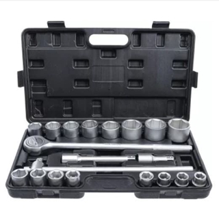 Juego de llaves de vaso | entrada 20 mm (3/4") | 19 - 50 mm | 20 piezas - 1202 BGS - Imagen 1