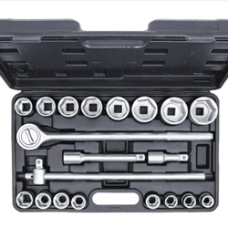 Juego de llaves de vaso | entrada 20 mm (3/4") | 19 - 50 mm | 20 piezas - 1202 BGS - Imagen 2