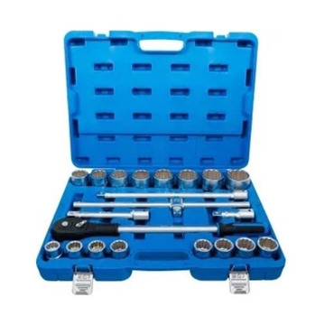 Juego de llaves de vaso | entrada 20 mm (3/4") | medidas en pulgadas | 21 piezas - 1107 BGS - Imagen 1