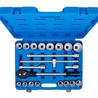 Juego de llaves de vaso | entrada 20 mm (3/4") | medidas en pulgadas | 21 piezas - 1107 BGS - Imagen 2