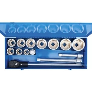 Juego de llaves de vaso | entrada 25 mm (1") | 15 piezas - 1210 BGS - Imagen 1