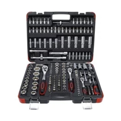 Juego de llaves de vaso | entrada 6,3 mm (1/4") / 10 mm (3/8") / 12,5 mm (1/2") | 172 piezas - 2283 BGS - Imagen 1