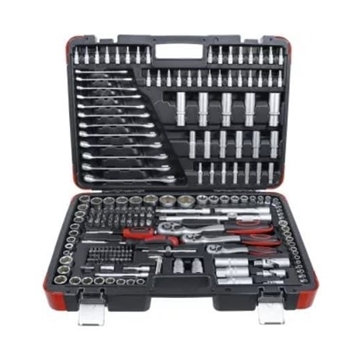 Juego de llaves de vaso | entrada 6,3 mm (1/4") / 10 mm (3/8") / 12,5 mm (1/2") | 216 piezas - 15216 BGS - Imagen 1