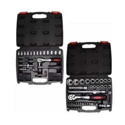 Juego de llaves de vaso | entrada 6,3 mm (1/4") / 12,5 mm (1/2") | 174 piezas - 9191 BGS - Imagen 1