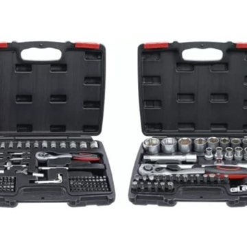 Juego de llaves de vaso | entrada 6,3 mm (1/4") / 12,5 mm (1/2") | medidas en pulgadas | 174 piezas - 9192 BGS - Imagen 1