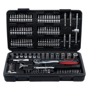 Juego de llaves de vaso | entrada 6,3 mm (1/4") | 130 piezas - 92146 BGS - Imagen 1