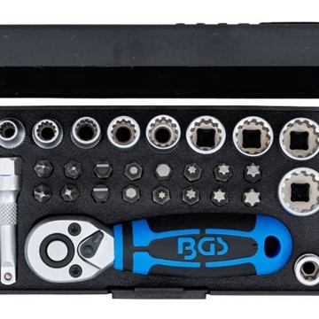 Juego de llaves de vaso | entrada 6,3 mm (1/4") | 28 piezas - 2143 BGS - Imagen 2