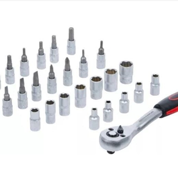 Juego de llaves de vaso | entrada 6,3 mm (1/4") | 4 - 13 mm | 27 piezas - 15105 BGS - Imagen 1