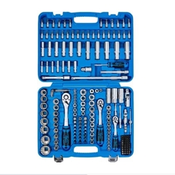 Juego de llaves de vaso Gear Lock | entrada 6,3 mm (1/4") | 10 mm (3/8") / 12,5 mm (1/2") | 192 piezas - 2247 BGS - Imagen 2