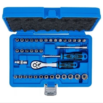 Juego de llaves de vaso Gear Lock | entrada 6,3 mm (1/4") | 38 piezas - 2151 BGS - Imagen 2