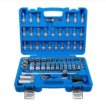 Juego de llaves de vaso hexagonal | entrada 10 mm (3/8") | 61 piezas - 2218 BGS - Imagen 1