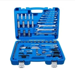 Juego de llaves de vaso hexagonal | entrada 6,3 mm (1/4") / 10 mm (3/8") | medidas en pulgadas | 92 piezas - 2299 BGS - Imagen 1