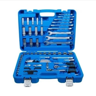 Juego de llaves de vaso hexagonal | entrada 6,3 mm (1/4") / 10 mm (3/8") | medidas en pulgadas | 92 piezas - 2299 BGS - Imagen 1