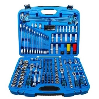 Juego de llaves de vaso perfil ondulado | entrada 6,3 mm (1/4") | 10 mm (3/8") / 12,5 mm (1/2") | 218 piezas BGS 8820 - Imagen 1