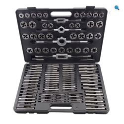 JUEGO DE MACHOS Y TERRAJAS MÉTRICAS, 110 PIEZAS   9162 - Imagen 1