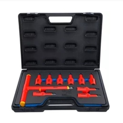 Juego de puntas de vaso VDE | entrada 12,5 mm (1/2") | perfil en T (para Torx) T20 - T55 | 10 piezas - 7131 BGS - Imagen 1