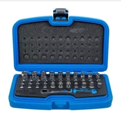 Juego de puntas y llaves de vaso con agujero pasante | 44 piezas - 9366 BGS - Imagen 1