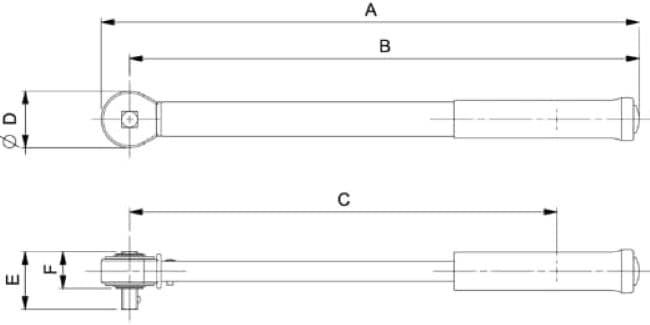 LLAVE DINAMOMETRICA BAHCO 7455-300  60-300Nm - Imagen 2