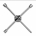 LLAVE EN CRUZ UNIÓN SOLDADA 1/2"- 51661  JBM - Imagen 1