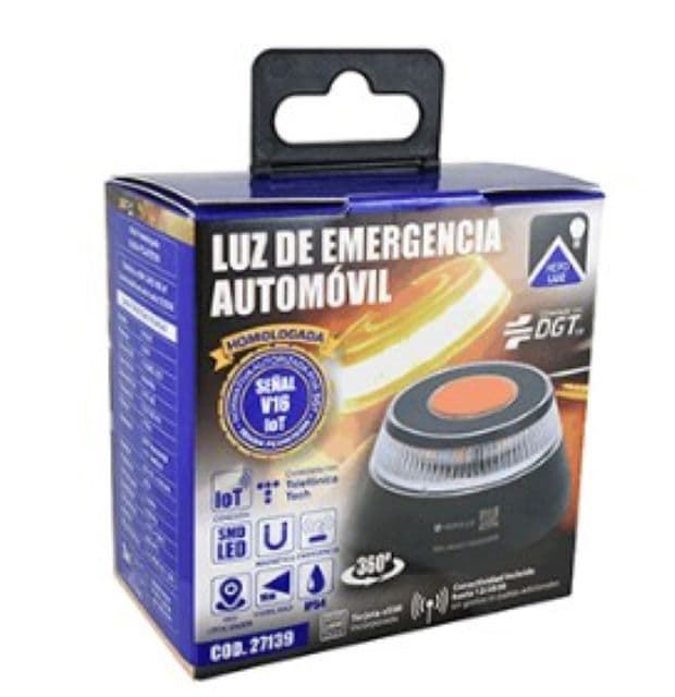 LUZ DE EMERGENCIA V16 CON GEOLOCALIZACIÓN HOMOLOGADA DGT - LUZ BALIZA PARA VEHICULOS - Imagen 2