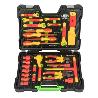 MALETÍN DE HERRAMIENTAS AISLADAS VDE 26 PCS- 54091 JBM - Imagen 1