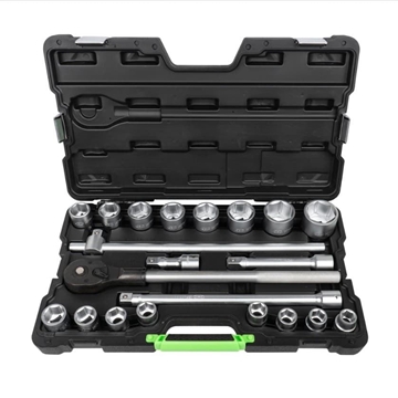 MALETÍN DE HERRAMIENTAS CON 21 PIEZAS DE VASOS HEXAGONALES 3/4" CINCADO- 53727 JBM - Imagen 1