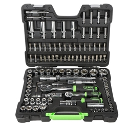 MALETÍN DE HERRAMIENTAS DE 108 PIEZAS CON VASOS HEXAGONALES CROMADO- 54048 - Imagen 1