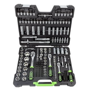 MALETÍN DE HERRAMIENTAS DE 179 PIEZAS CON VASOS HEXAGONALES CINCADO- 54035 JBM - Imagen 1